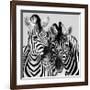 Namibia Zebras-Nina Papiorek-Framed Giclee Print