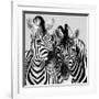 Namibia Zebras-Nina Papiorek-Framed Giclee Print