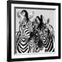 Namibia Zebras-Nina Papiorek-Framed Giclee Print