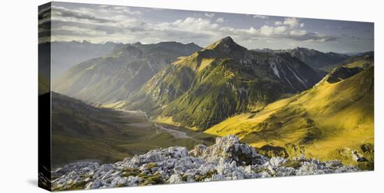Namloser Wetterspitze, Steinjšchl, Lechtal Alps, Tyrol, Austria-Rainer Mirau-Stretched Canvas