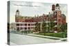 Nampa, Idaho - Exterior View of the Dewey Palace Hotel, c.1909-Lantern Press-Stretched Canvas