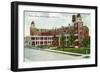 Nampa, Idaho - Exterior View of the Dewey Palace Hotel, c.1909-Lantern Press-Framed Art Print