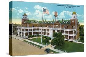 Nampa, Idaho - Exterior View of the Dewey Palace Hotel, c.1926-Lantern Press-Stretched Canvas