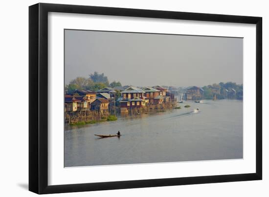 Nampan Village, Inle Lake, Shan State, Myanmar (Burma), Asia-Tuul-Framed Photographic Print