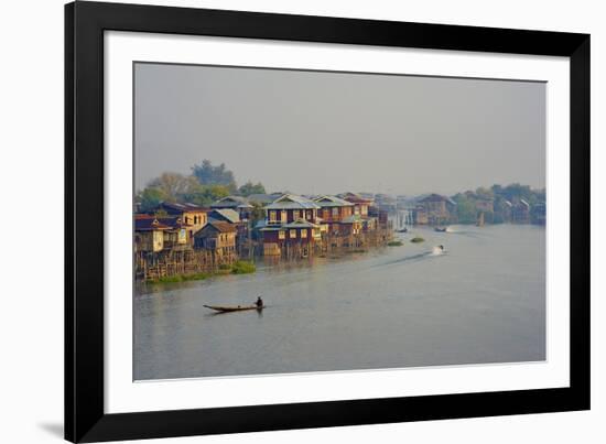 Nampan Village, Inle Lake, Shan State, Myanmar (Burma), Asia-Tuul-Framed Photographic Print