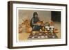 Nampeya, Hopi Pottery Maker-null-Framed Art Print