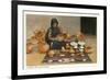 Nampeya, Hopi Pottery Maker-null-Framed Premium Giclee Print