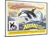 Namu, The Killer Whale, 1966-null-Mounted Art Print