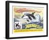 Namu, The Killer Whale, 1966-null-Framed Art Print