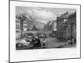 Namur, Belgium, 1830-William Finden-Mounted Giclee Print