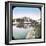 Namur (Belgium), Image Taken at the Confluence of the Sambre and Meuse Rivers-Leon, Levy et Fils-Framed Photographic Print