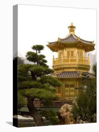 Nan Lian Garden, Perfection Pavillion, Hong Kong, China-Cindy Miller Hopkins-Stretched Canvas