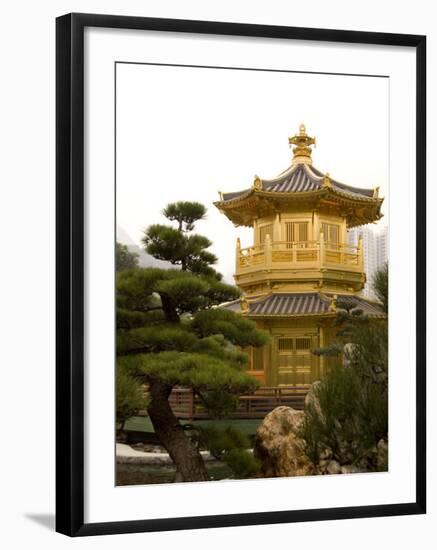 Nan Lian Garden, Perfection Pavillion, Hong Kong, China-Cindy Miller Hopkins-Framed Photographic Print