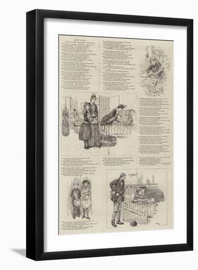 Nan's Story, Told in the Children's Hospital-William Douglas Almond-Framed Giclee Print