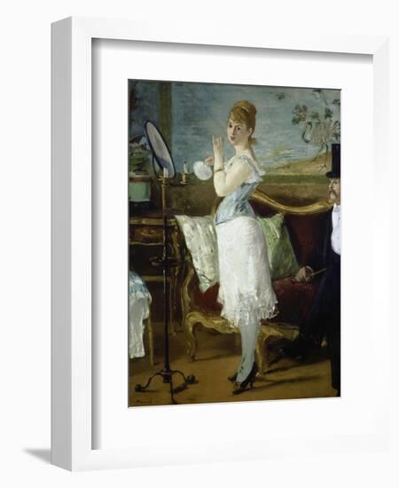 Nana, 1877-Edouard Manet-Framed Giclee Print