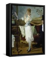 Nana, 1877-Edouard Manet-Framed Stretched Canvas