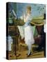 Nana, 1877-Edouard Manet-Stretched Canvas