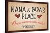 Nana and Papa's Place-null-Stretched Canvas
