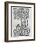 Nana Fruit, Tropical Medicinal Plant, Engraving from Universal Cosmology-Andre Thevet-Framed Giclee Print