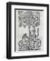 Nana Fruit, Tropical Medicinal Plant, Engraving from Universal Cosmology-Andre Thevet-Framed Giclee Print