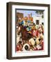 Nana Sahib's Guards Refuse to Shoot Prisoners of the Indian Mutiny-null-Framed Giclee Print