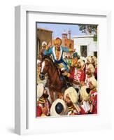 Nana Sahib's Guards Refuse to Shoot Prisoners of the Indian Mutiny-null-Framed Giclee Print