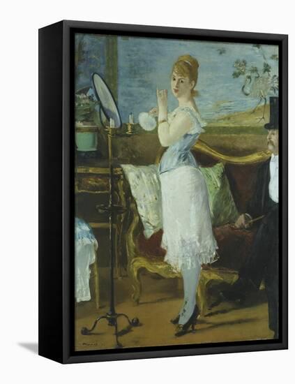 Nana-Edouard Manet-Framed Stretched Canvas