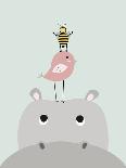 Hippo-Nanamia Design-Art Print