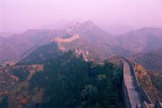 Great Wall of China, UNESCO World Heritage Site, Near Beijing, China, Asia-Nancy Brown-Framed Photographic Print