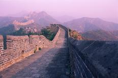 Great Wall of China, UNESCO World Heritage Site, Near Beijing, China, Asia-Nancy Brown-Framed Photographic Print