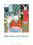 Keep Those Teeth Clean-Nancy Carlson-Art Print