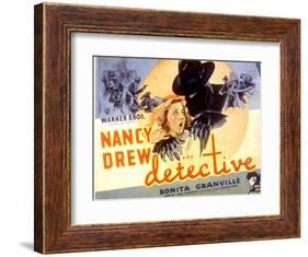 Nancy Drew - Detective, Bonita Granville, 1938-null-Framed Art Print