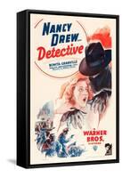 Nancy Drew: Detective, Bonita Granville on poster art, 1938-null-Framed Stretched Canvas