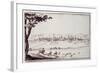 Nancy in the Distance: Harriers Pursuing a Hare-Jacques Callot-Framed Giclee Print