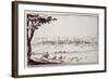 Nancy in the Distance: Harriers Pursuing a Hare-Jacques Callot-Framed Giclee Print