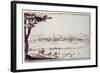 Nancy in the Distance: Harriers Pursuing a Hare-Jacques Callot-Framed Giclee Print