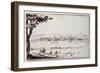 Nancy in the Distance: Harriers Pursuing a Hare-Jacques Callot-Framed Giclee Print