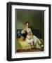 Nancy Parsons in Turkish Dress, C.1771 (Oil on Copper)-George Willison-Framed Giclee Print