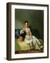 Nancy Parsons in Turkish Dress, C.1771 (Oil on Copper)-George Willison-Framed Giclee Print