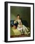 Nancy Parsons in Turkish Dress, C.1771 (Oil on Copper)-George Willison-Framed Giclee Print