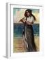 Nancy Price (1880-197), English Actress, as 'Pallas Athene' in Ulysses, 1902-Charles A Buchel-Framed Giclee Print