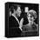 Nancy Reagan Proudly Watches as Her Husband Ronald Reagan Takes the Oath of Office-null-Framed Stretched Canvas