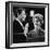 Nancy Reagan Proudly Watches as Her Husband Ronald Reagan Takes the Oath of Office-null-Framed Photographic Print