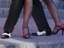 Tango Dancers' Feet, San Miguel De Allende, Mexico-Nancy Rotenberg-Photographic Print