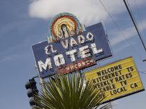 Fun City Motel Sign, Las Vegas, Nevada, USA-Nancy & Steve Ross-Framed Photographic Print