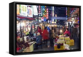 Nandaemun Market, Seoul, South Korea, Asia-Christian-Framed Stretched Canvas