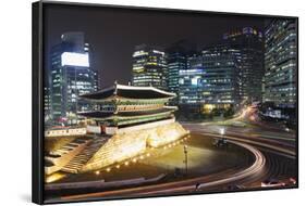 Nandaemun South Gate at Night, Seoul, South Korea, Asia-Christian-Framed Photographic Print