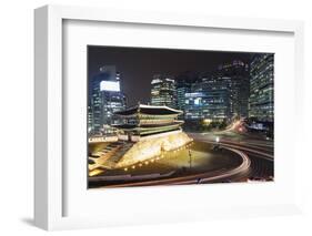 Nandaemun South Gate at Night, Seoul, South Korea, Asia-Christian-Framed Photographic Print