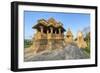 Nandi and Visvanatha temples, Khajuraho Group of Monuments, Madhya Pradesh state, India-G&M Therin-Weise-Framed Photographic Print