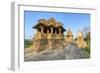 Nandi and Visvanatha temples, Khajuraho Group of Monuments, Madhya Pradesh state, India-G&M Therin-Weise-Framed Photographic Print